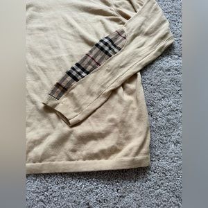 Burberry London Long Sleeve Top Tartan Elbow